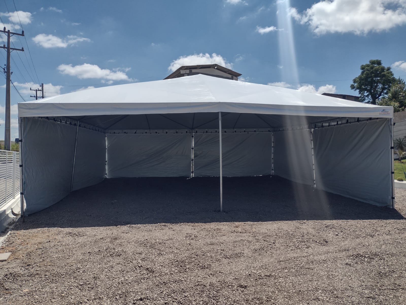 Tenda piramidal da Tendas Mato Grosso
